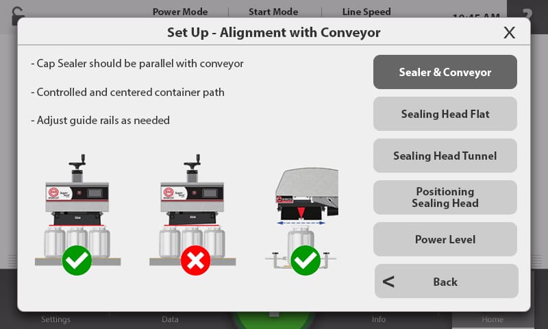 super-seal-pro-help-set-up-align-over-conveyor