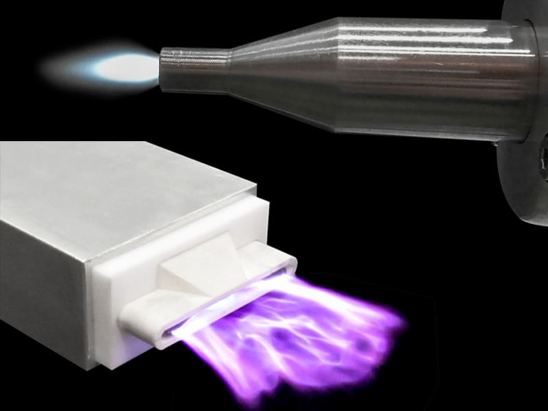 blown ion and blown arc discharge