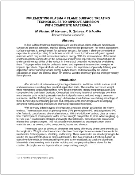 tech-paper-improve-composites-adhesion-with-plasma-flame-surface-treating composites tech paper