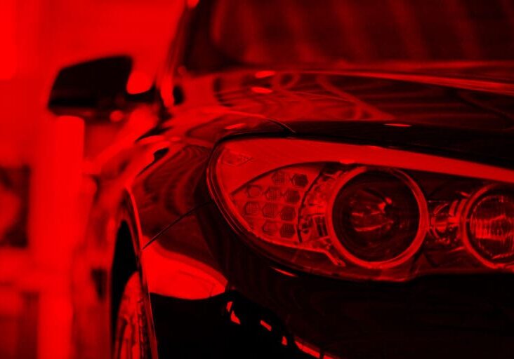 BMW 530d Car Head lights