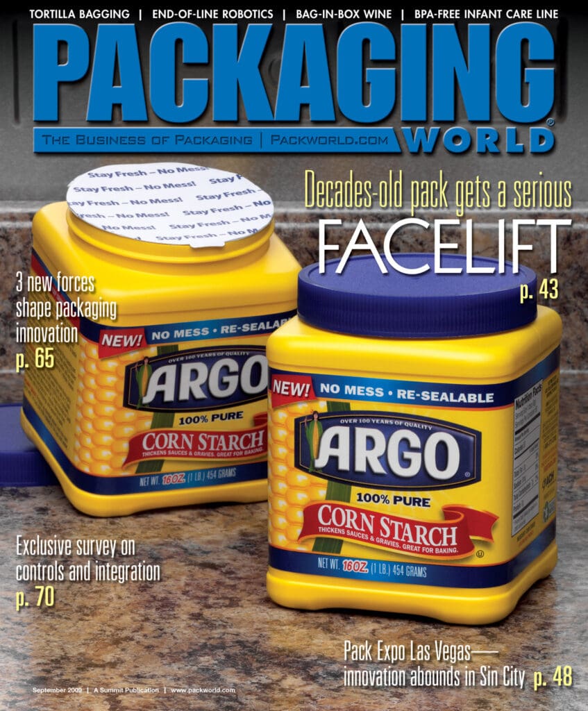 Packaging World Magazine Enercon and Argo cover story.