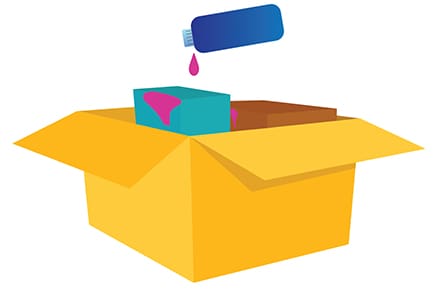 illustration-leaking-bottle-ecommerce Leaking Bottle ECommerce
