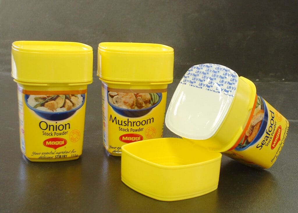 Nestle product with induction seal.