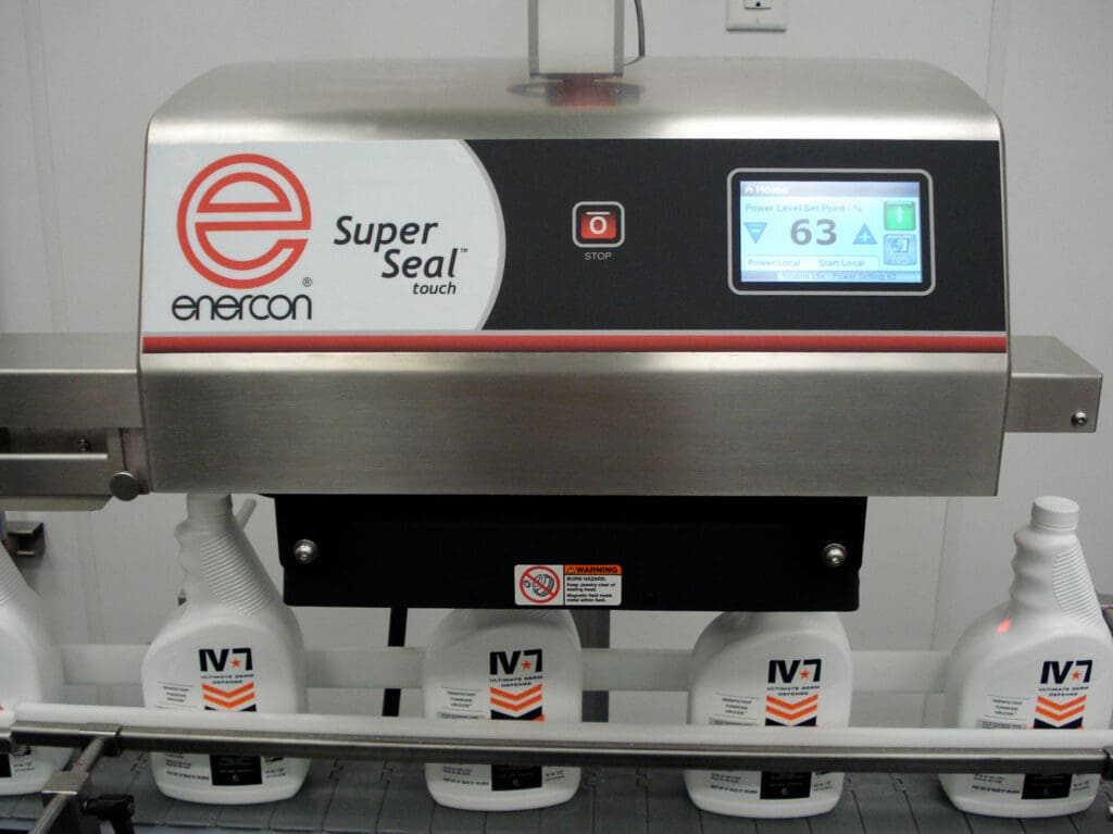 The Super Seal™ Touch induction sealer delivers consistent performance without bottle stalls or cap meltdowns.