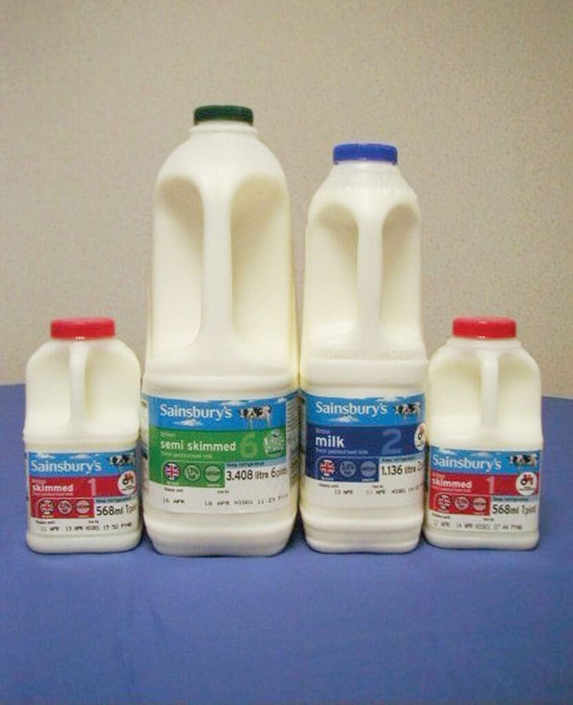sainsbury-dairy-milk-containers Sealed Milk Bottles