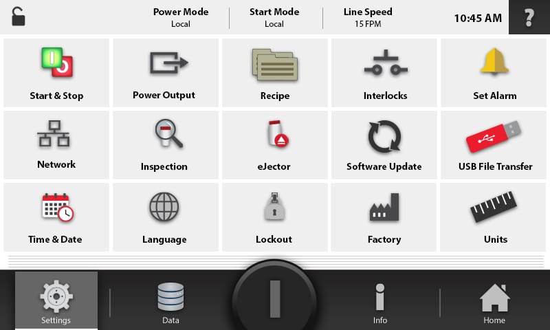 super-seal-pro-settings-screen Super Seal™ Pro Settings Screen
