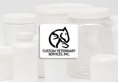Bottles from Custom Veterinary Services
