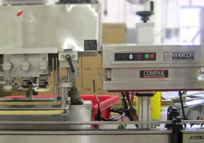 Enercon compak water cooled induction sealer.