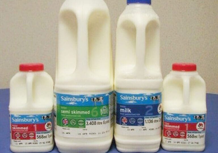 Sealed Milk Bottles