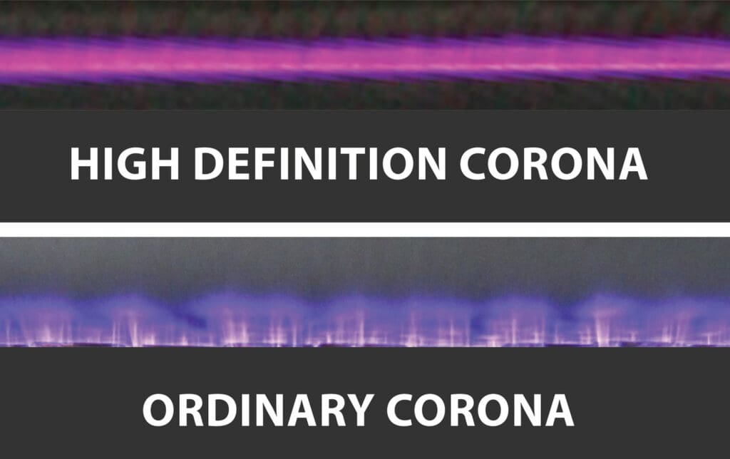 High-Definition Corona vs. Ordinary Corona Discharge