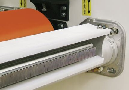 Metal Electrode Assembly, Covered Roll - Pivots Freely