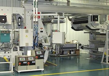 Rohm and Haas relies on two Enercon treaters for their new solventless laminator.